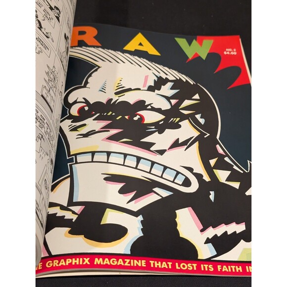 Art Spiegelman & Françoise Mouly SIGNED Read Yourself RAW 1987 Pantheon + Sketch - Picture 12 of 13